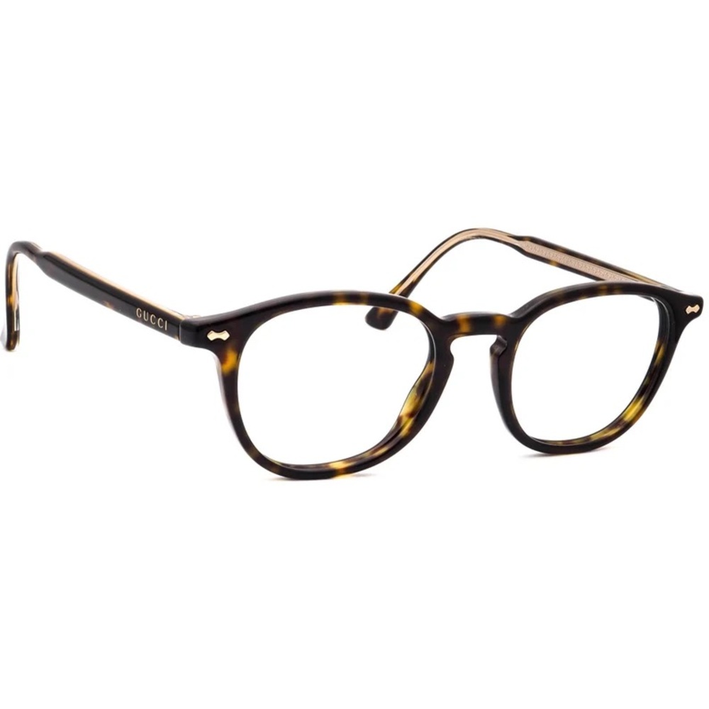 Gucci Eyeglasses GG0187O 006 Polished Havana Tortoise Phantos Frame 49 20 145
